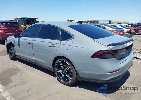 2023 Honda Accord Hybrid Sport из США, поврежденный, VIN 1HGCY2F50PA060421